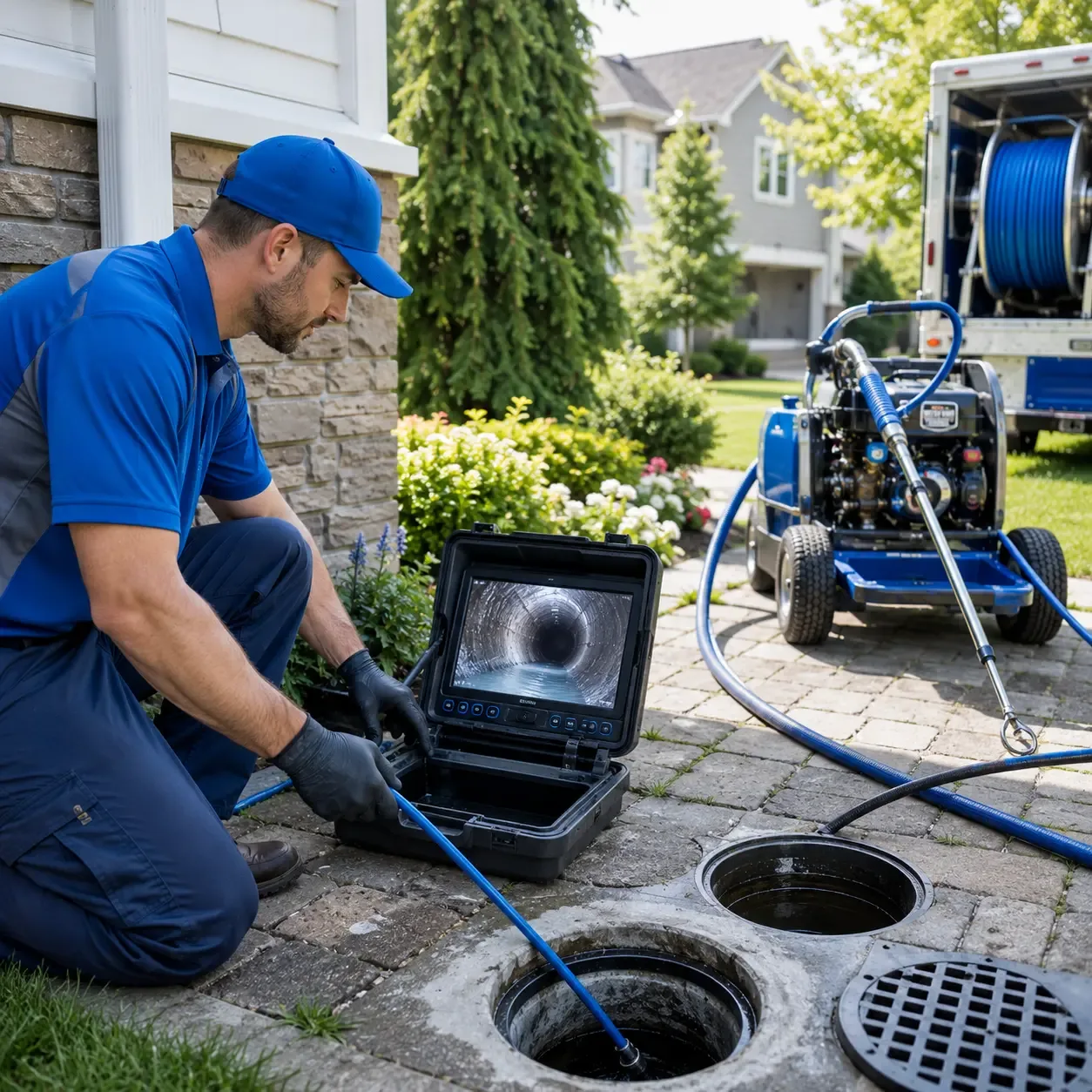 Outdoor drain cleaning professionals serving Gaithersburg, MD