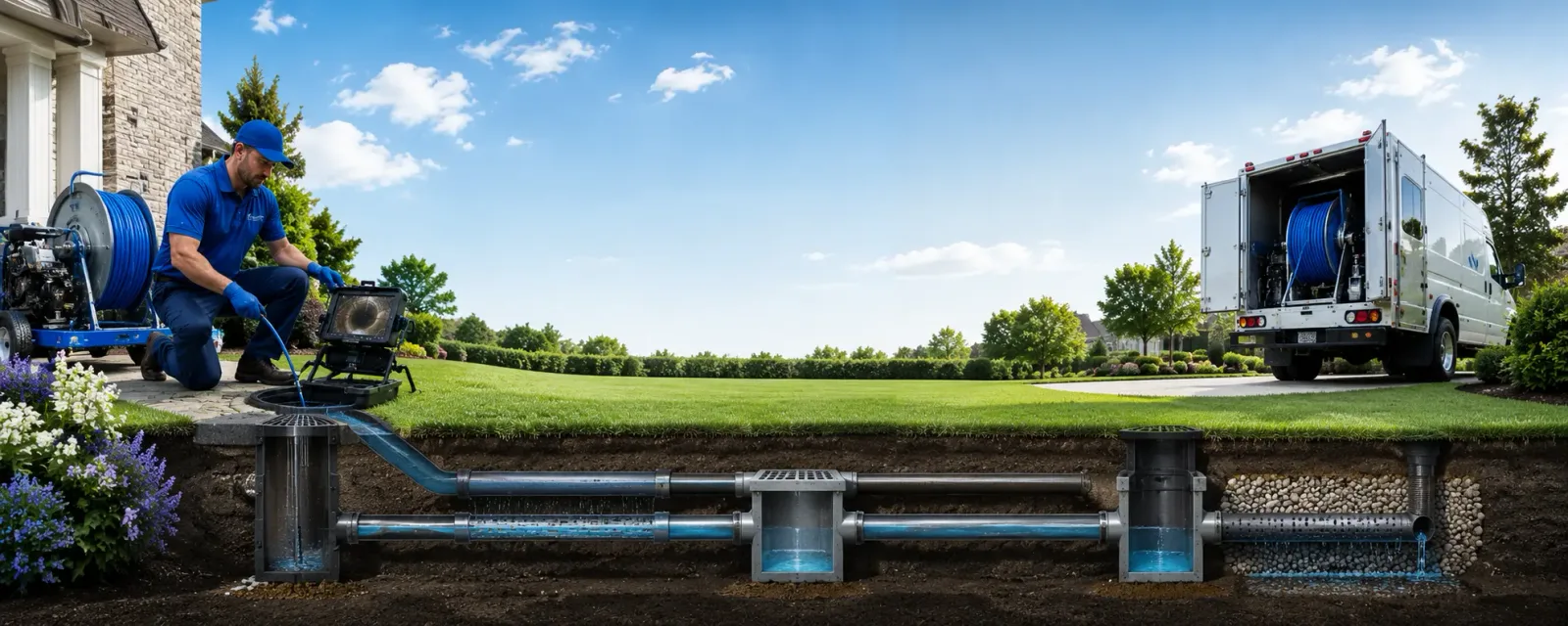 Outdoor drain cleaning information for Gaithersburg, MD